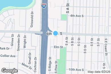 Map image of the property - 611 S Pine St