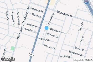 Map image of the property - 2353 Jennifer Dr