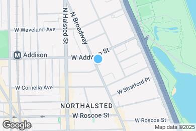 Map image of the property - 3545 N Broadway