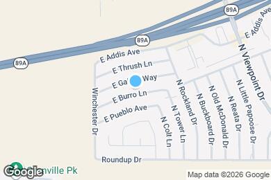 Map image of the property - Charming 2-bedrooms, 2-baths duplex home in Prescott Valley!