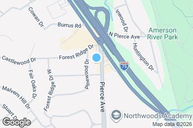 Map image of the property - 844 Pierce Ave