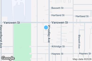 Map image of the property - 6727 Woodley Ave