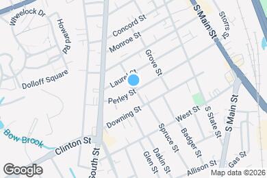 Map image of the property - 26 Pierce St
