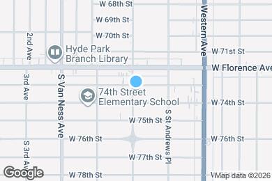 Map image of the property - 1956 W 73rd St