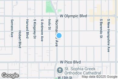 Map image of the property - Normandie Apartments