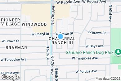 Map image of the property - 10032 N 66th Dr