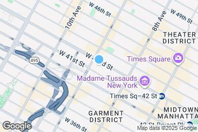 Map image of the property - WEST 42 STREET