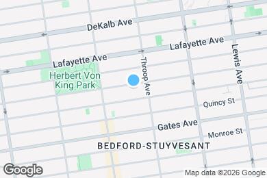 Map image of the property - Modern Private ROOM in Bed-Stuy