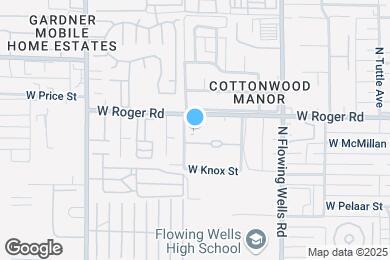 Map image of the property - 1543 W Roger Rd