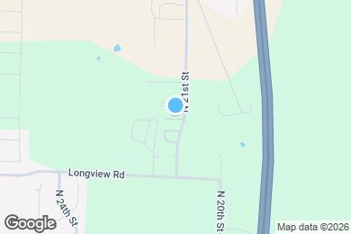Map image of the property - 3405 N 21st St