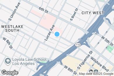 Map image of the property - 1100 Wilshire Blvd