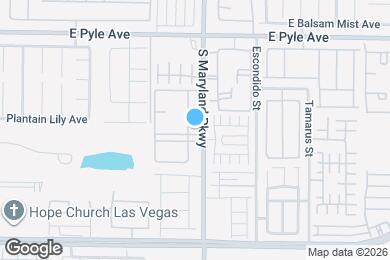 Map image of the property - 10245 S Maryland Pkwy
