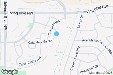 Map image of the property - 10319 Calle Dichoso Ct NW