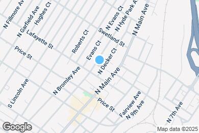 Map image of the property - 320 N Hyde Park Ave