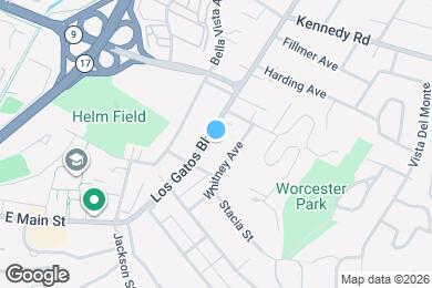 Map image of the property - 228 Los Gatos Blvd