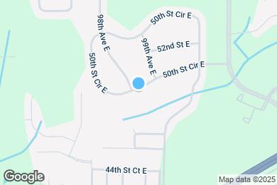 Map image of the property - 9873 50th St Cir E
