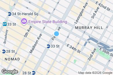 Map image of the property - 101 E 34th St