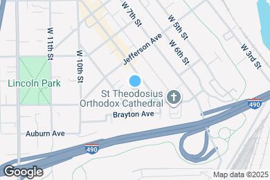 Map image of the property - 2472 Professor Ave