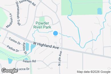 Map image of the property - 1850 W Highland Ave