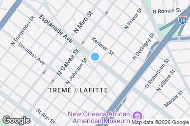 Map image of the property - 1908 Esplanade Ave