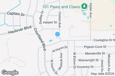 Map image of the property - 3100 Croton Ave