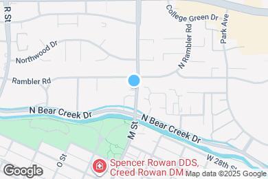 Map image of the property - 2875 M St