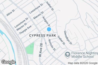 Map image of the property - 3333 Pepper Ave