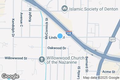 Map image of the property - 1213 Lindsey Street