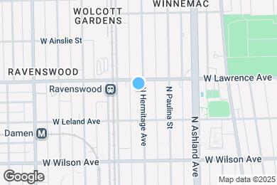 Map image of the property - 4740 N Hermitage Ave