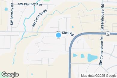 Map image of the property - 4203 SW Bermuda Ave