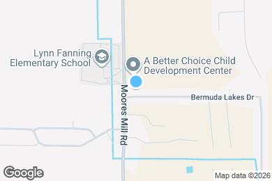 Map image of the property - 105 Bermuda Lakes Dr
