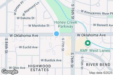 Map image of the property - 7765 W Oklahoma Ave