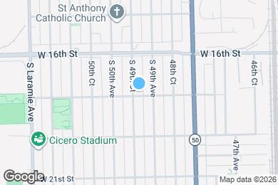 Map image of the property - 4914 W 18th St