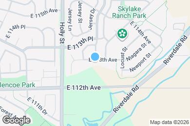 Map image of the property - 6004 E 113th Ave