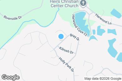 Map image of the property - 1722 Bray Dr