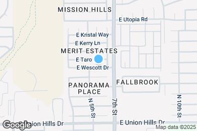 Map image of the property - 518 E Wescott Dr