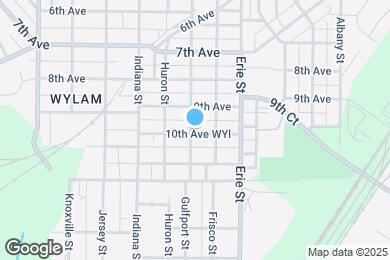 Map image of the property - 4220 10th Ave