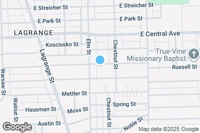 Map image of the property - 422 Dexter St