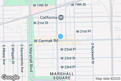 Map image of the property - 2750 W Cermak Rd