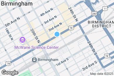 Map image of the property - 2119 1st Ave N