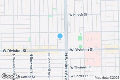 Map image of the property - 1235 N Artesian Ave