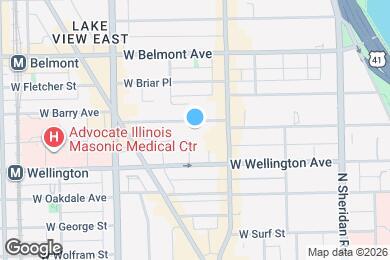 Map image of the property - 635 W Barry Ave