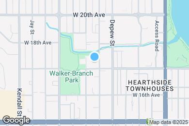 Map image of the property - 5743 W 17th Ave