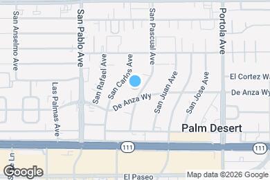 Map image of the property - 44651 San Pascual Ave