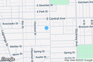 Map image of the property - 551 Dexter St