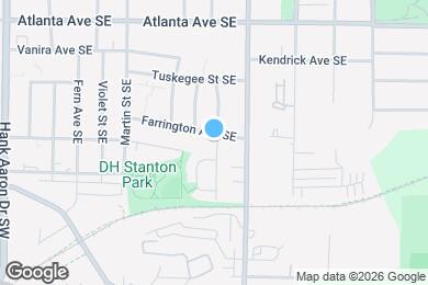 Map image of the property - 247 Farrington Ave SE