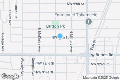 Map image of the property - 1234 NW 95th St