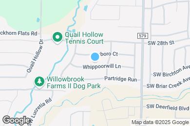 Map image of the property - 1601 Whippoorwill Ln