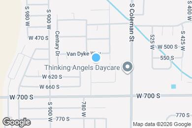 Map image of the property - 726 W 580 S