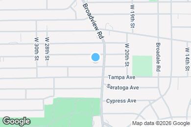 Map image of the property - 2116 Natchez Ave